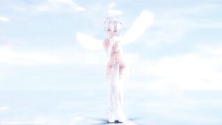 【MMD R-18 SEX DANCE】HAKU SEXY ANGEL PERFECT TASTY ASS SWEET ASS DEEP BLUE TOWN [BY] Orion DobleDosis