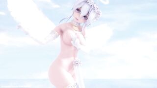 【MMD R-18 SEX DANCE】HAKU SEXY ANGEL PERFECT TASTY ASS SWEET ASS DEEP BLUE TOWN [BY] Orion DobleDosis