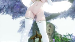 【MMD R-18 SEX DANCE】HAKU HOT ANGEL PERFECT DELICIOUS ASS OUT OF GRAVITY DANCE [BY] Orion DobleDosis