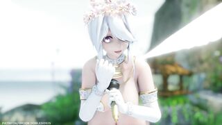 【MMD R-18 SEX DANCE】HAKU HOT ANGEL PERFECT DELICIOUS ASS OUT OF GRAVITY DANCE [BY] Orion DobleDosis