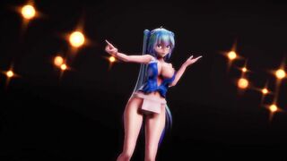 mmd r18 Festival costume Miku san to Tougen Renka ray 3d hentai