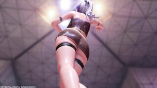 【MMD R-18 SEX DANCE】HAKU SEXY BLACK SUIT HOT SWEET ASS DANCE HOLY STAR [BY] Orion DobleDosis