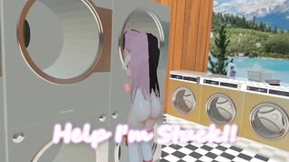 Step Sis Stuck In The Washing Machine So You Fuck Her Ass POV VRChat