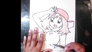 Drawing pokemon character