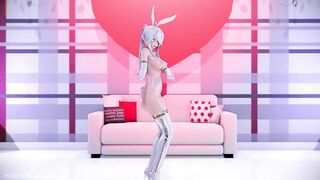 【MMD R-18 SEX DANCE】HAKU BUNNY HOT DANCE TASTY HOT ASS DANCING SHAKE IT [BY] Orion DobleDosis