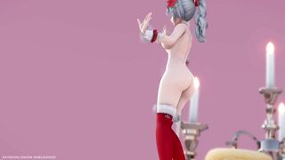 【MMD R-18 SEX DANCE】HAKU HOT CHRISTMAS PERFECT ASS DANCE SUKI! YUKI! MAJI MAGICBY] Orion DobleDosis