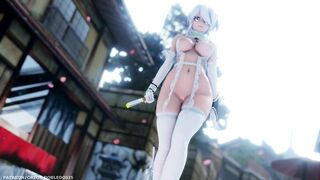 【MMD R-18 SEX DANCE】HAKU HOT CHINA PRINCESS DELICIOUS SWEET TASTY ASS [BY] Orion DobleDosis