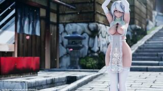 【MMD R-18 SEX DANCE】HAKU HOT CHINA PRINCESS DELICIOUS SWEET TASTY ASS [BY] Orion DobleDosis