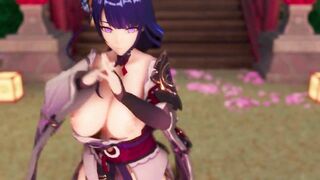 mmd r18 Raiden Shogun Taoyuan Love Song 3d hentai