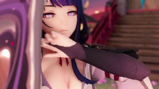 mmd r18 Raiden Shogun Taoyuan Love Song 3d hentai