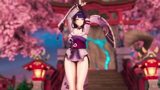 mmd r18 Raiden Shogun Taoyuan Love Song 3d hentai