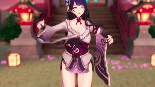 mmd r18 Raiden Shogun Taoyuan Love Song 3d hentai