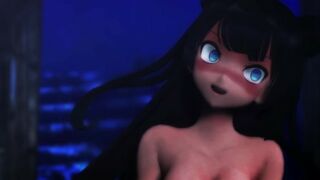 【MMD】Cake with a light pilgrimage demon【R-18】