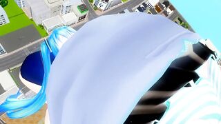 Imbapovi - Double Miku Fun - Giantess and Inflations