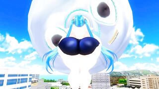 Imbapovi - Double Miku Fun - Giantess and Inflations