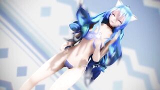 【MMD】Miku - FREELY TOMORROW【R-18】