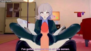 Hentai POV Feet Chiaki Nanami Danganronpa