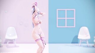 【MMD R-18 SEX DANCE】HAKU HOT NURSE DELICIOUS PERFECT BUTTOCKS DREAMIN OF YOU [BY] Orion DobleDosis