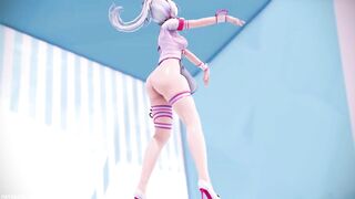 【MMD R-18 SEX DANCE】HAKU HOT NURSE DELICIOUS PERFECT BUTTOCKS DREAMIN OF YOU [BY] Orion DobleDosis