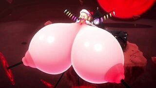 Imbapovi - Flandre Scarlett Giantess Breasts Inflation