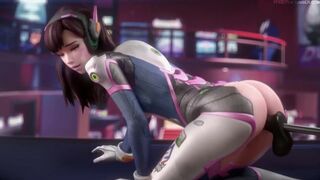 D.va Riding Sex Machine!