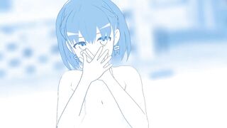 Tawawa MMD r18 Ai chan de Booo monochromatic 3d hentai