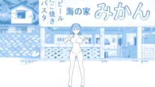 Tawawa MMD r18 Ai chan de Booo monochromatic 3d hentai