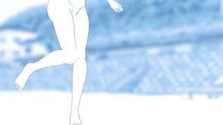 Tawawa MMD r18 Ai chan de Booo monochromatic 3d hentai