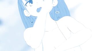 Tawawa MMD r18 Ai chan de Booo monochromatic 3d hentai