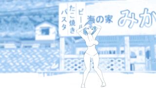 Tawawa MMD r18 Ai chan de Booo monochromatic 3d hentai