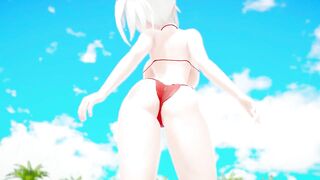 【MMD R-18 SEX DANCE】HAKU Tóxic Hard Sex Hot intense fuck rough sex hot buttocks [CREDIT BY] Shark100