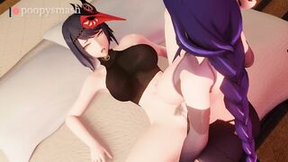 【MMD R-18 SEX DANCE】SARA X SHOGUN Hot Hard Sex Fucked Tasty Hot Pussy Fucked [CREDIT BY] POOPYSMASH