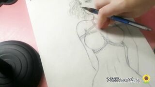 Drawing Hentai - Tied Up