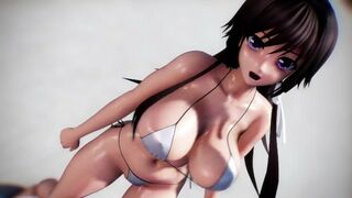 mmd r18 Muv-Luv MMD Yuihime shakes Rupan nsfw 3d hentai ntr