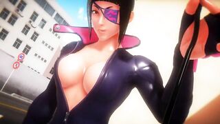 Imbapovi - Juri Han vs Chun-Li - Giantess and Expansion