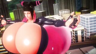 Imbapovi - Juri Han vs Chun-Li - Giantess and Expansion