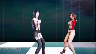 [MMD] Berry Good - Mellow Mellow Nude Kpop Dance Tifa Lockhart Aerith Final Fantasy 7 Remake