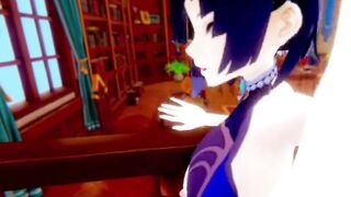 Yelan Genshin Impact 3D HENTAI ShortClips 3