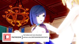 Yelan Genshin Impact 3D HENTAI ShortClips 3