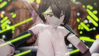 【MMD R-18 SEX DANCE】BALTIMORE Hot Sweet Tasty Buttocks Delicious Pussy [CREDIT BY] Mister Pink