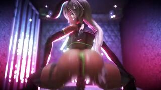 【MMD R-18 SEX DANCE】tasty hot big buttocks in night club intense fuck [CREDIT BY] Taka84_mmd