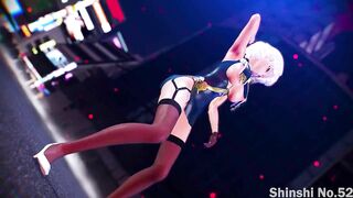 【MMD R-18 SEX DANCE】hot perfect ass sweet intense pleasure lap dance [CREDIT BY] Shinshi_No.52