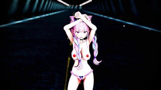 Akua Cat sex scene mmd r18 3d hentai