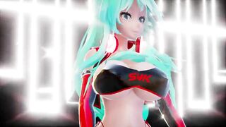 【MMD R-18 SEX DANCE】CHOCOLATE CREAM HAKU AND MIKU hot sweet ass dance [CREDIT BY] Shark100