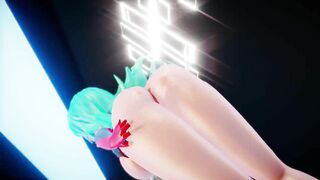 【MMD R-18 SEX DANCE】CHOCOLATE CREAM HAKU AND MIKU hot sweet ass dance [CREDIT BY] Shark100