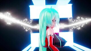 【MMD R-18 SEX DANCE】CHOCOLATE CREAM HAKU AND MIKU hot sweet ass dance [CREDIT BY] Shark100