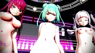 mmd r18 Rushia Ghost Dance 3d hentai nsfw ntr