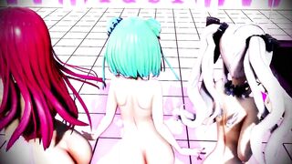 mmd r18 Rushia Ghost Dance 3d hentai nsfw ntr