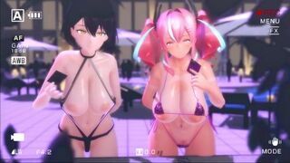 【MMD R-18 SEX DANCE】BALTIMORE, BREMERTON sweet tasty tits hot asses [CREDIT BY] yoru-sameon