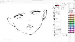 Tomboy Girl 1 - Drawing timelapse